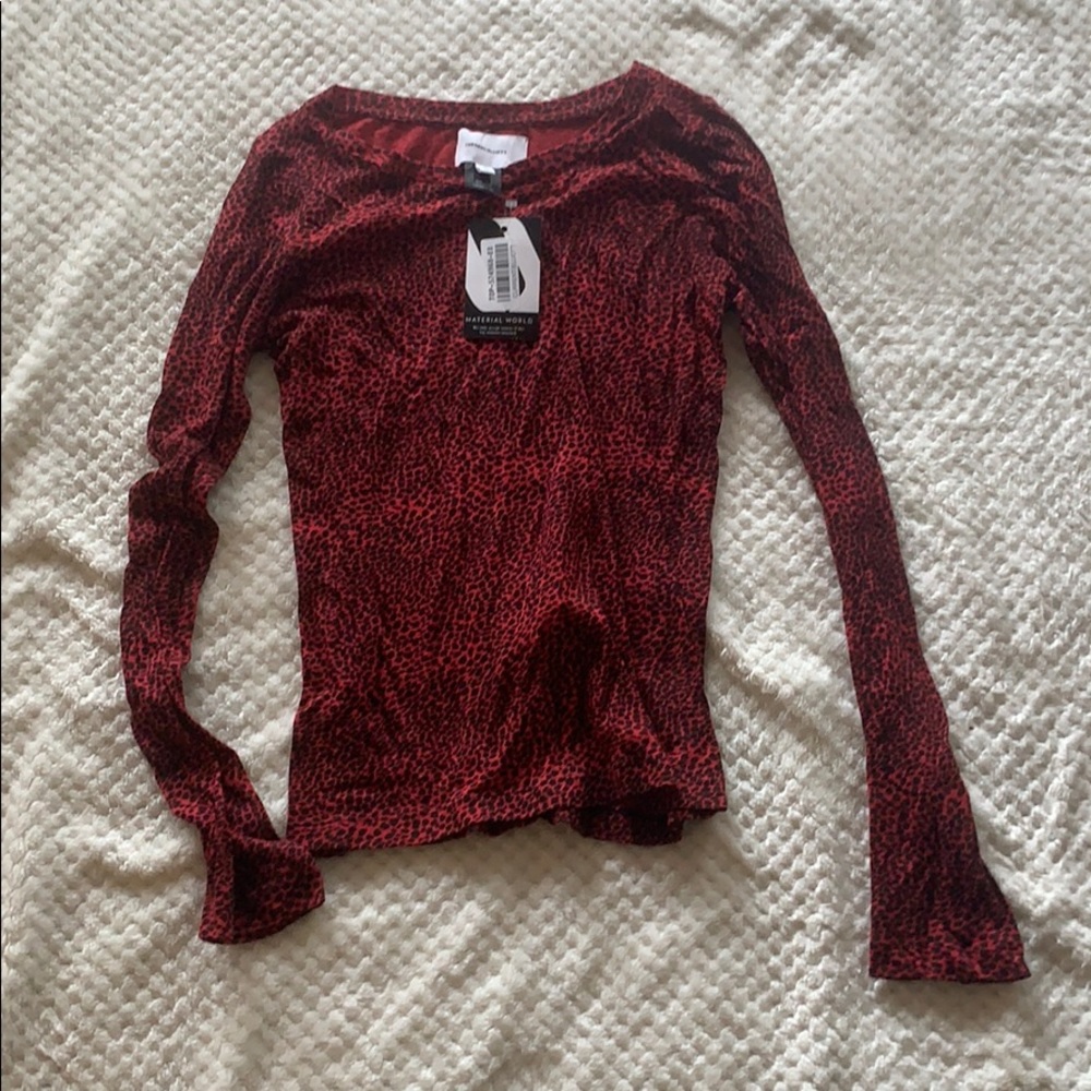 Current/Elliot Spotted Long Sleeve Tee
